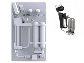 Gemini EVA ZIP Gun 1/6 Scale! in Tan Fine Detail Plastic
