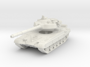 T-72 B late turret 1/87 in White Natural Versatile Plastic