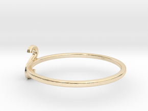 Letter S Ring in 14K Yellow Gold: 7 / 54