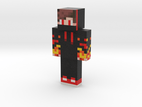 cool_fire_boy | Minecraft toy in Natural Full Color Sandstone