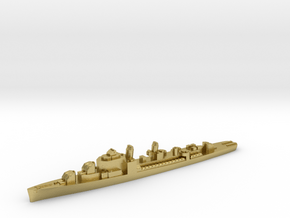 USS Adams destroyer ml 1:1800 WW2 in Natural Brass