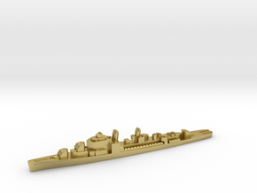 USS Adams destroyer ml 1:3000 WW2 in Natural Brass