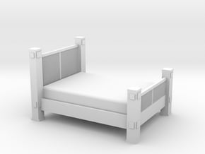 Digital-1/12 Scale Western Bed in 1/12 Scale Western Bed