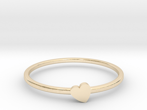 Letter Heart in 14K Yellow Gold: 7 / 54