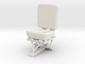 Seat-1 in White Natural Versatile Plastic