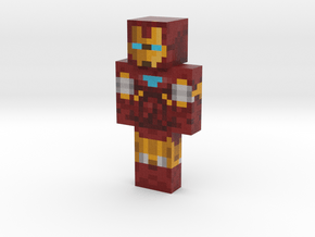 ironman | Minecraft toy in Natural Full Color Sandstone
