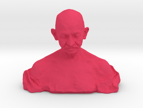 Gandhi by Ram Sutar in Pink Processed Versatile Plastic: Medium