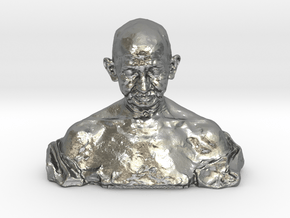 Gandhi by Ram Sutar in Natural Silver: Medium