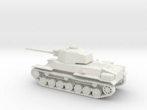1/87 IJA Type 4 Chi-To Medium Tank in White Natural Versatile Plastic