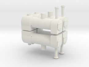 009 Kerr Stuart Skylark Boilers x 4 in White Natural Versatile Plastic