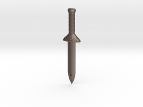 Norse Dagger in Polished Bronzed-Silver Steel