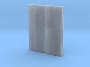 SM RCS doors - 4 parts in Tan Fine Detail Plastic