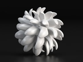 Little Chrysanthemum in White Processed Versatile Plastic