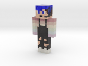 Pride overalls | Minecraft toy in Natural Full Color Sandstone