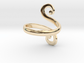 Ringneck Ring in 14k Gold Plated Brass: 5 / 49