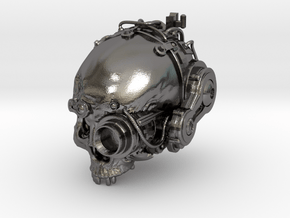 Servo Skull  in Polished Nickel Steel