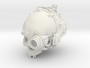Servo Skull  in White Natural Versatile Plastic