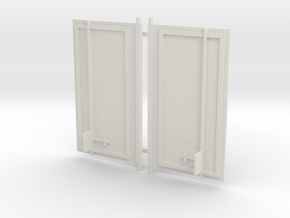 Replacement Semi Trailer Doors for Stompers in White Natural Versatile Plastic