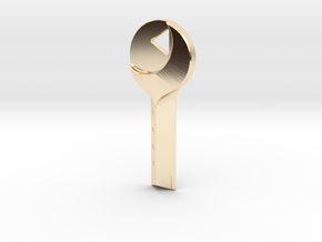 Mulholland Drive - Blue Key in 14K Yellow Gold
