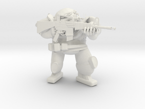 FallOut Fighter M16A1 in White Natural Versatile Plastic
