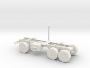 1/72 Scale MTVR Truck Chassis Mk 23 in White Natural Versatile Plastic