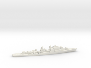 USS Shannon destroyer ml 1:2400 WW2 in White Natural Versatile Plastic