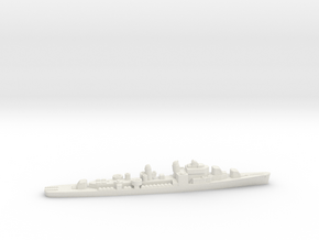 USS Shannon destroyer ml 1:3000 WW2 in White Natural Versatile Plastic