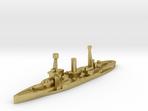 Spanish Jaime I battleship 1937 1:2400 in Natural Brass