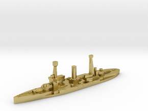 Spanish Jaime I battleship 1937 1:3000 in Natural Brass