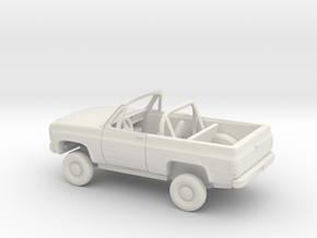 1/72 1973-79 Chevrolet Blazer Convertible Kit in White Natural Versatile Plastic