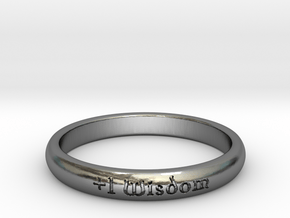 Ring of Wisdom in Polished Silver: 5 / 49