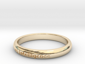 Ring of Intelligence in 14k Gold Plated Brass: 5 / 49