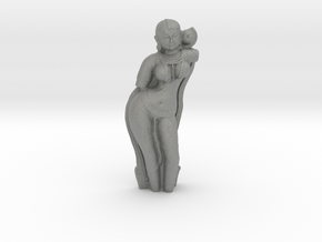 Yakshini Sculpture in Gray PA12: Medium