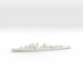 USS Tolman destroyer ml 1:1800 WW2 in White Natural Versatile Plastic