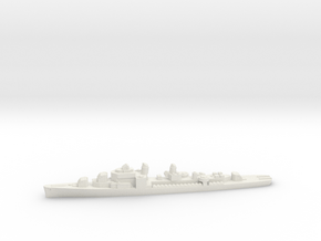 USS Tolman destroyer ml 1:2400 WW2 in White Natural Versatile Plastic