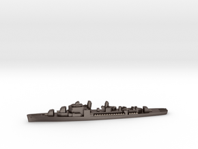 USS Tolman destroyer ml 1:2400 WW2 in Polished Bronzed-Silver Steel