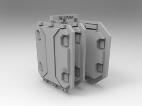 Repulsor Rear and Side Hatch extra armour SET 1 in Tan Fine Detail Plastic