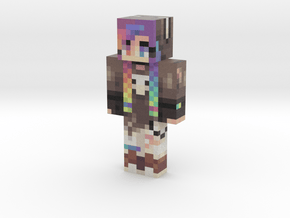 Rose | Minecraft toy in Natural Full Color Sandstone