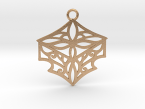 Adalina pendant metal in Natural Bronze: Medium
