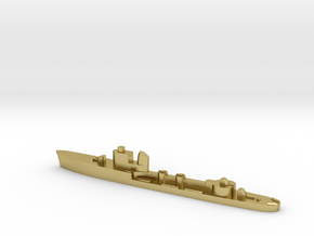 Italian Centauro torpedo boat 1:2400 WW2 in Natural Brass