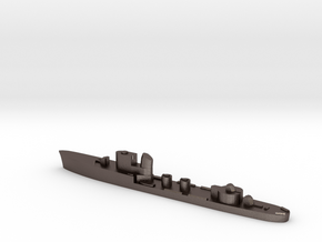 Italian Centauro torpedo boat 1:3000 WW2 in Polished Bronzed-Silver Steel