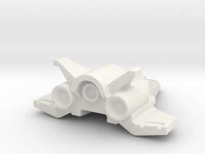 Banshee Style Aero Fighter Mech Buster in White Natural Versatile Plastic