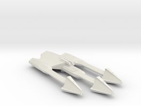3788 Scale Ymatrian Double-Axe Command Cruiser MGL in White Natural Versatile Plastic