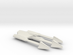 3125 Scale Ymatrian Double-Axe Command Cruiser MGL in White Natural Versatile Plastic