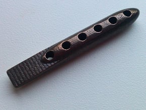 tool Scratch Card Scraper in Polished Bronze Steel