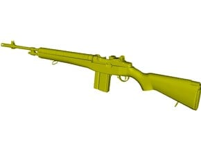 1/16 scale Springfield Armory M-14 rifle x 1 in Tan Fine Detail Plastic