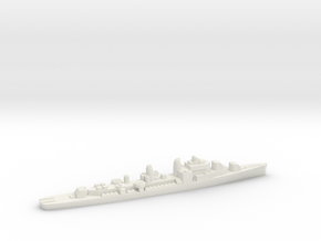 USS Shea destroyer ml 1:1800 WW2 in White Natural Versatile Plastic