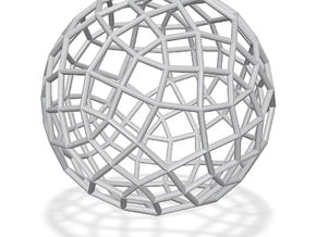 Generalized rhombicosidodecahedron in Tan Fine Detail Plastic