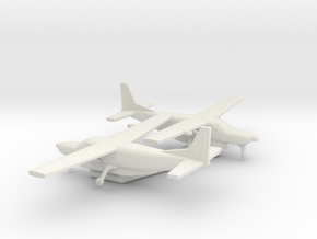 Cessna 208B Super Cargomaster in White Natural Versatile Plastic: 6mm