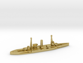 Spanish Alfonso XIII battleship 1920 1:1800 in Natural Brass
